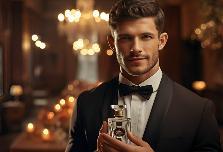 Top 20 Best Smelling Winter Colognes For Men In 2024 man wearing fragrance