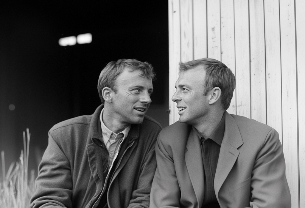 Bill Bowerman and Phil Knight Nike founders