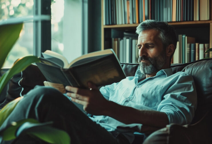 30 + 1 Books That Will Make You the Most Interesting Person in the Room man reading book