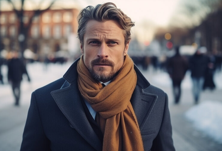 10 Manly Ways To Tie A Scarf | Masculine Knots For Men Wearing Scarves manly scarf knot