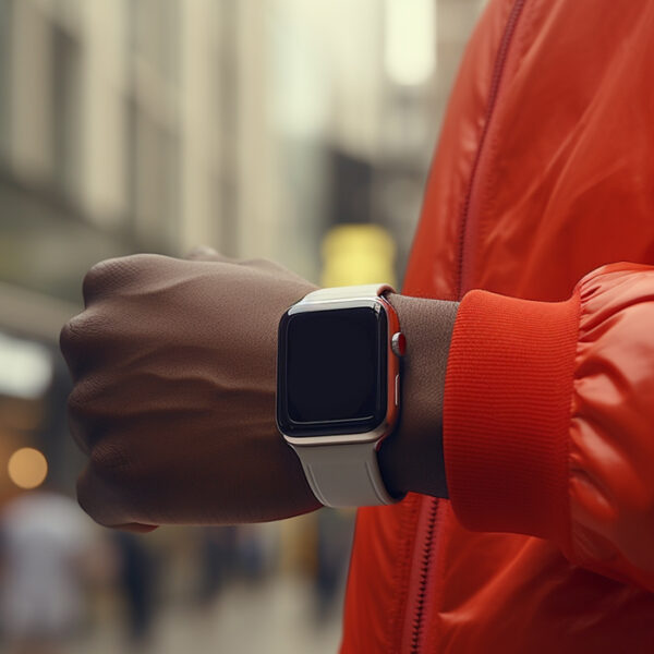 smart watch on a wrist