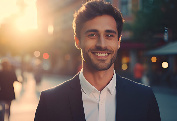 10 Tips For Safe Teeth Whitening | Is Teeth Whitening Harmful? smiling man