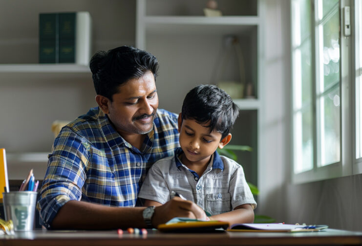 10 Things Your Son Will Learn From You (Without You Even Knowing It!) father helps son with school