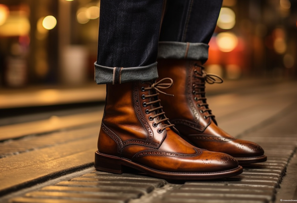 wingtip boots